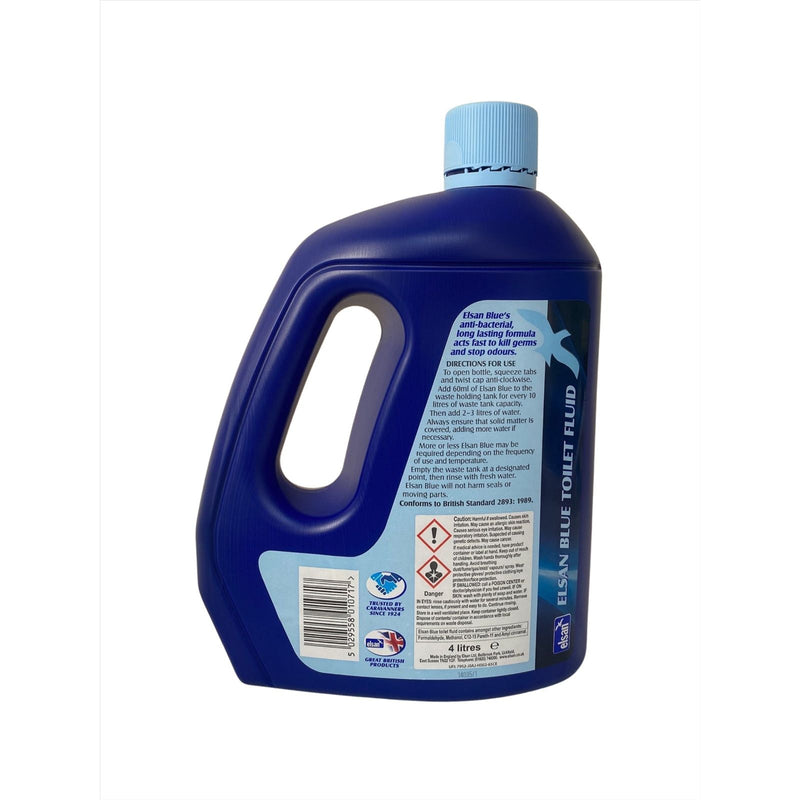 Elsan Blue 4L x 4 Multipack Perfumed Toilet Fluid Elsan - Dynamic Drive