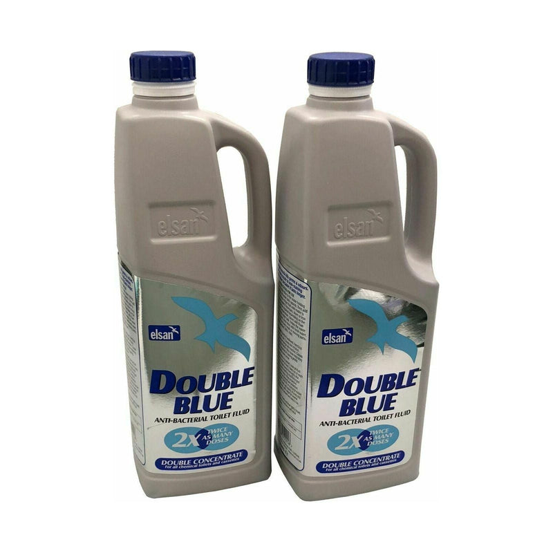 Elsan Double Blue 2lt x 2 Concentrated Chemical Toilet Fluid Elsan - Dynamic Drive