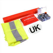 European Breakdown Emergency Travel Kit Triangle Vest Bulb Kit UK Sticker Streetwize - Bars 4 Cars
