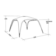 Event Lounge Large 3.5 x 3.5m Shelter Outwell - Dynamic Drive