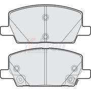 Fahren Front Brake Pad Set FBP4253