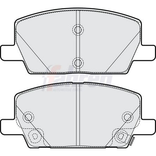 Fahren Front Brake Pad Set FBP4253