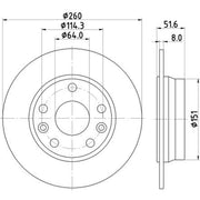 Mintex Front & Rear Brake Discs & Pads fits Nissan Juke 2019 on 1.0 1.6