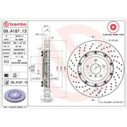 Brembo 2 x Aluminium Brake Disc Hub Brake Discs fits Nissan Gt-R 2007-2012