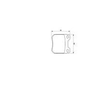 Bosch Front & Rear Pads fits Chevrolet Zafira 2001-2012 2.0