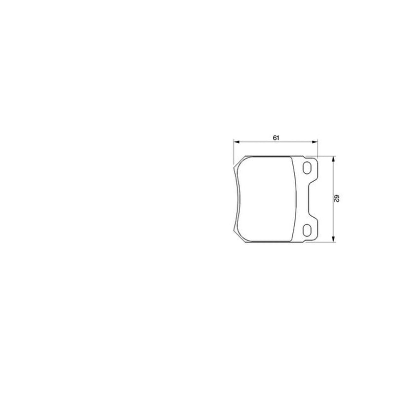 Bosch Front & Rear Pads fits Chevrolet Zafira 2001-2012 2.0