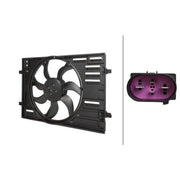 Hella Engine Cooling Fan fits Audi A3 2012-2020 1.2 1.6