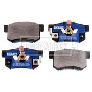 Borg & Beck Front & Rear Brake Discs & Pads fits Honda Fr-V 2004-2009