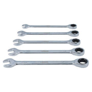 Laser Ratchet Ring Combination Spanner Set 5pc 8510 Laser - Dynamic Drive