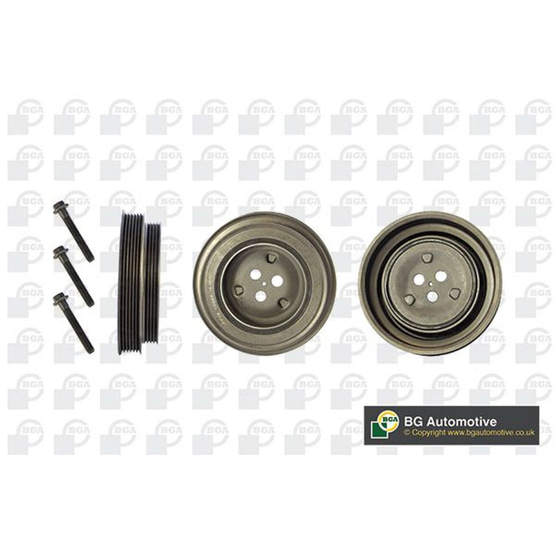 BGA Belt Pulley Set, Crankshaft 167mm fits Citroën Relay III 2006-2012 2.2