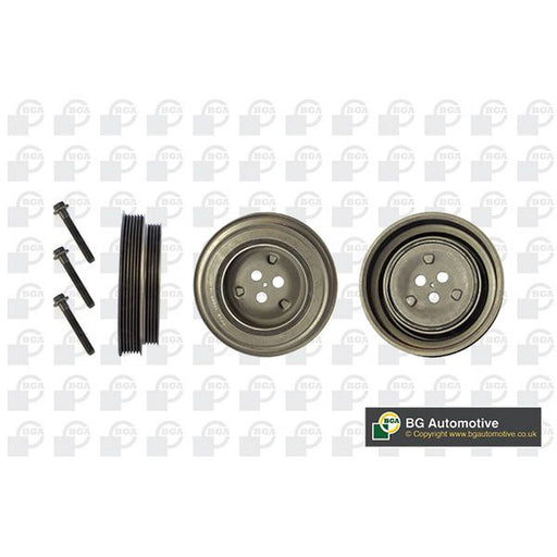 BGA Belt Pulley Set, Crankshaft 167mm fits Citroën Relay III 2006-2012 2.2