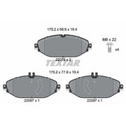 Textar Front Brake Pad Set 2207601
