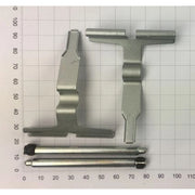 Juratek Brake Pad Accessory Fitting Kit Rear fits Mercedes-Benz C-Class