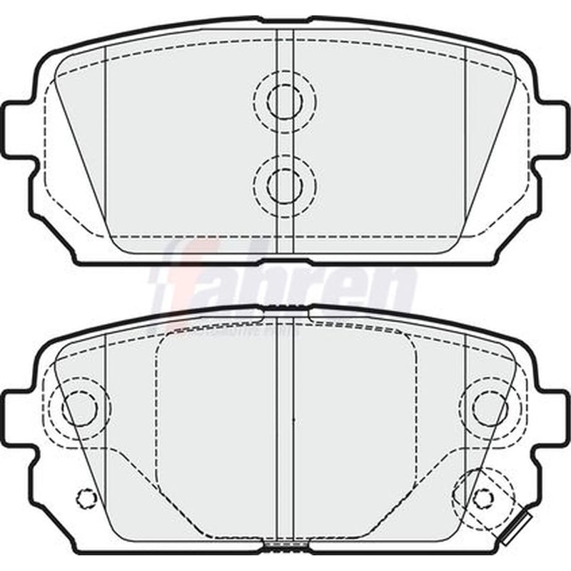 Fahren Rear Brake Pad Set FBP3235