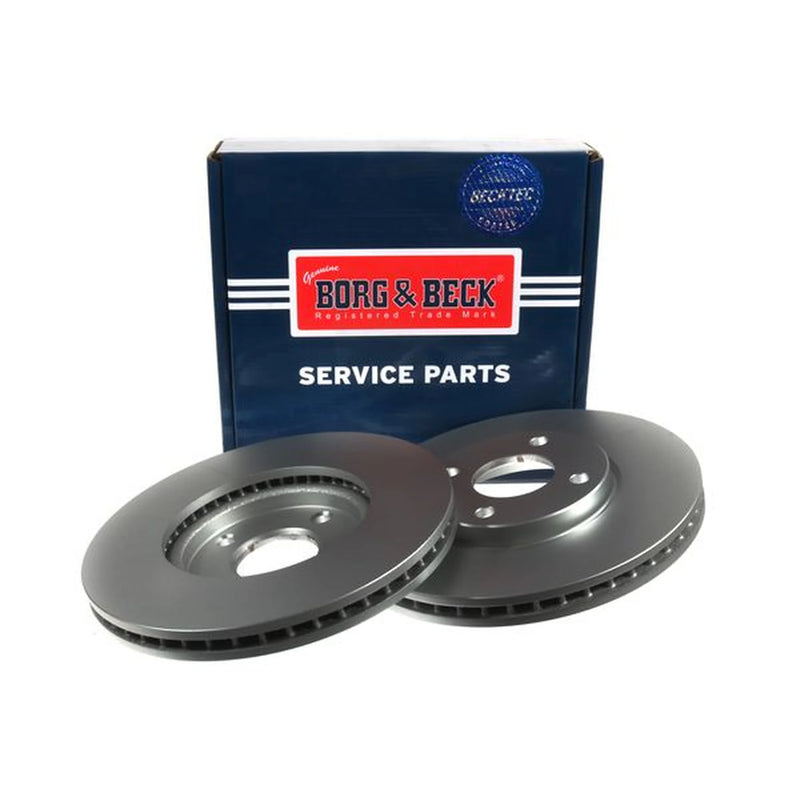 Borg & Beck Front Brake Discs & Pads fits Ford Ecosport 2012-2022 1.0 1.5 1.6