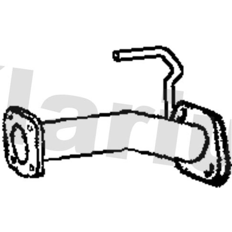 Klarius Exhaust Pipe OD fits Mazda MPV I 1996-1999 2.5