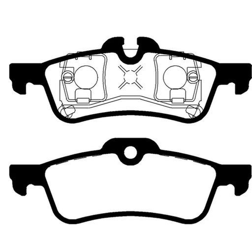 Abtex Rear Brake Pad Set fits Mini Mini 2001-2008