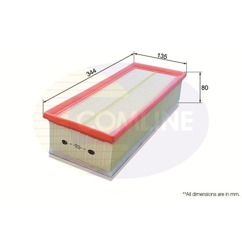 Comline Engine Air Filter fits Audi A3 2003-2013 1.6 1.8 1.9 2.0