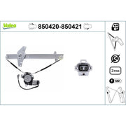 Valeo Electric Window Regulator Lifter Left Front 850420