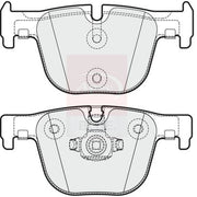 Apec Rear Brake Pad Set PD3725