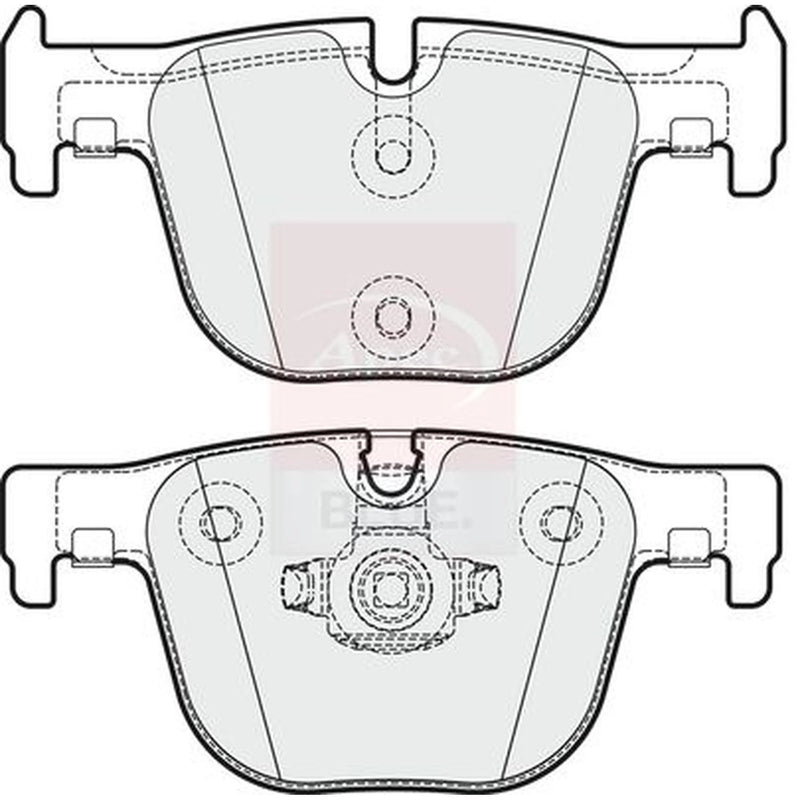 Apec Rear Brake Pad Set PD3725
