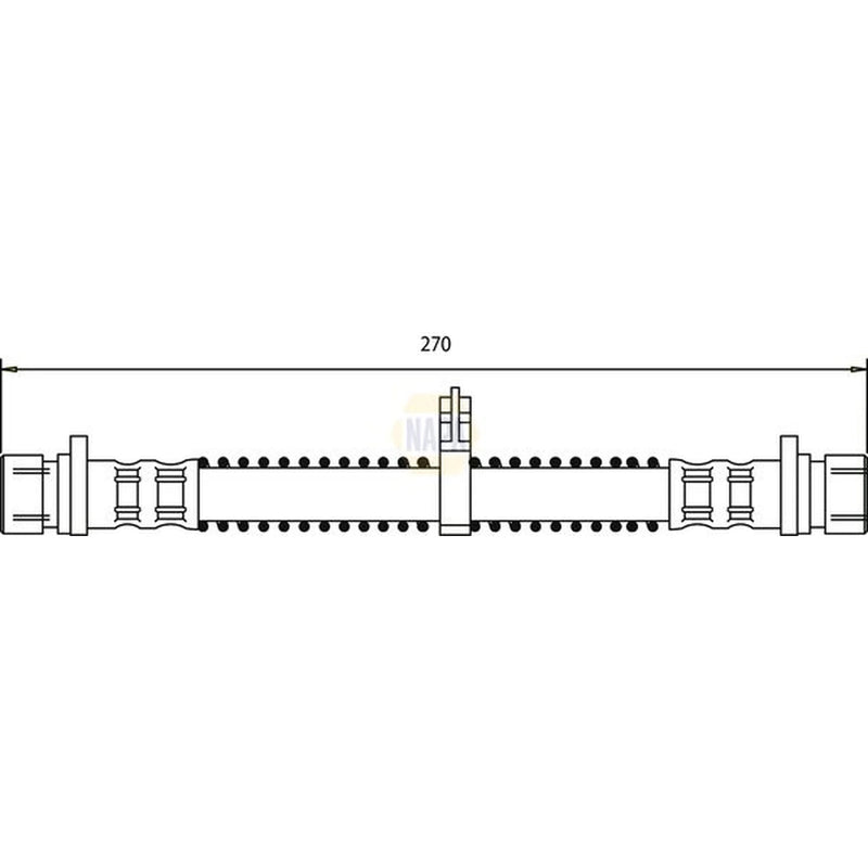 NAPA Brake Hydraulic Hose Line Rear NBH1032