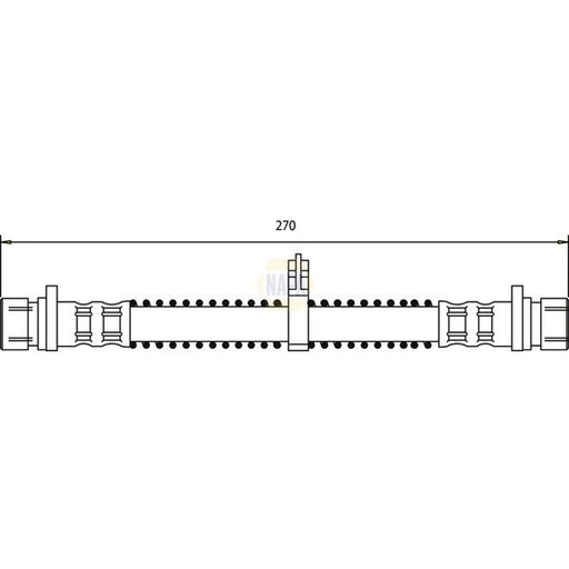 NAPA Brake Hydraulic Hose Line Rear NBH1032