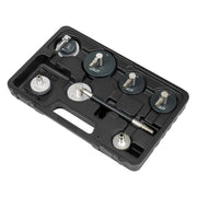 Sealey Brake & Clutch Pressure Bleeder Cap Set 7pc VS0204C Sealey - Dynamic Drive