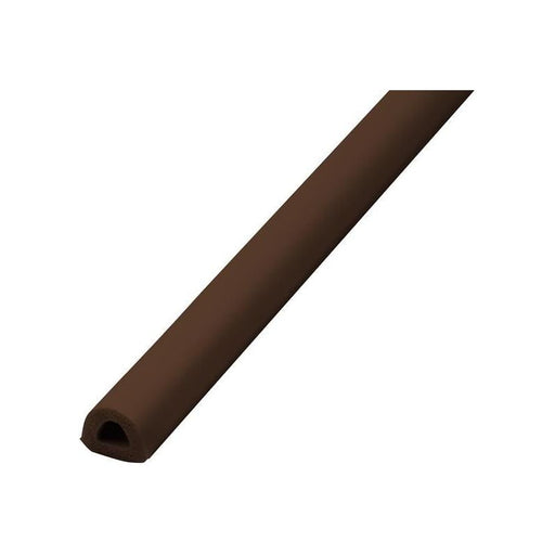 Faithfull EPDM Draught Excluder Brown 6M 9 x 7.5mm Faithfull - Dynamic Drive