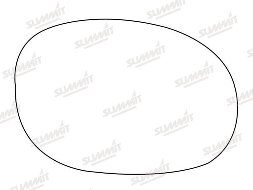 Summit Heated Base Plate With Blind Spot Mirror Glass fits Peugeot 206 98 to 06 RHS Summit - Bars 4 Cars