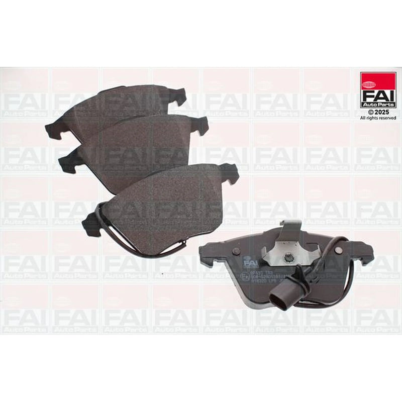 FAI Front Brake Vented Discs & Pads fits Audi A4 B7 2004-2006 3.0