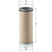 MANN-FILTER Secondary Engine Air Filter CF 1610