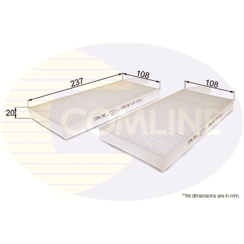 Comline Cabin Air Filter (Pollen Filter) fits Mercedes-Benz Mpv 2021 on