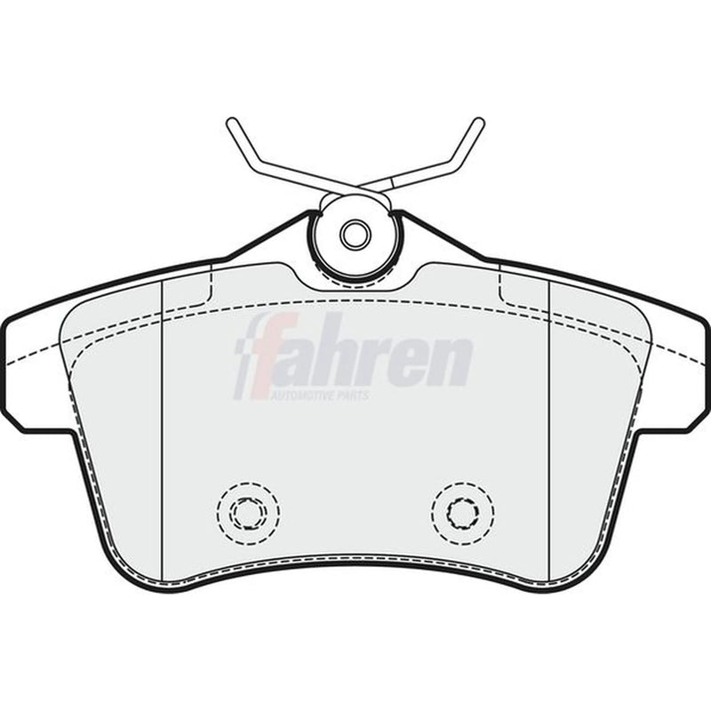 Fahren Front & Rear Brake Discs & Pads fits Peugeot 3008 I 2011-2016 2.0