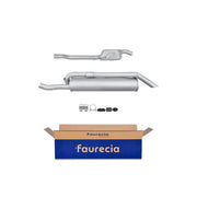 Hella End Silencer Rear fits Fiat Marea Weekend 1996-2003 2.0