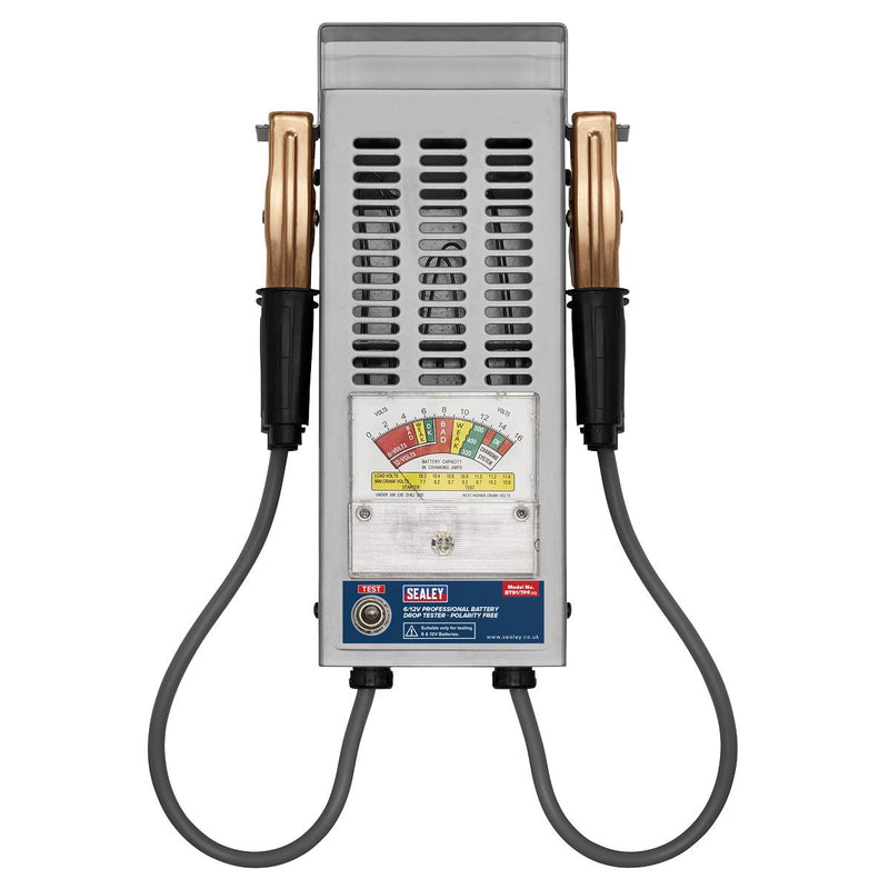 Sealey Professional Battery Drop Tester 6/12V Polarity Free BT91/7PF Sealey - Dynamic Drive