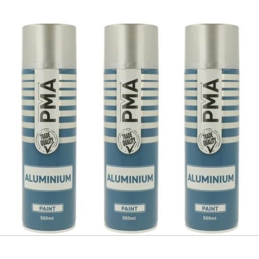3x PMA Professional Aluminium 500ml Spray Paint High Coverage PMA - NN4 Online 