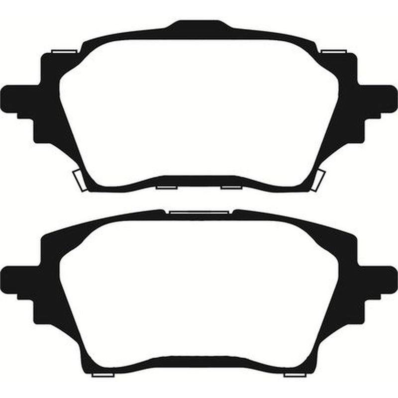 Abtex Rear Brake Pad Set fits Mazda 2 2022 on 1.5