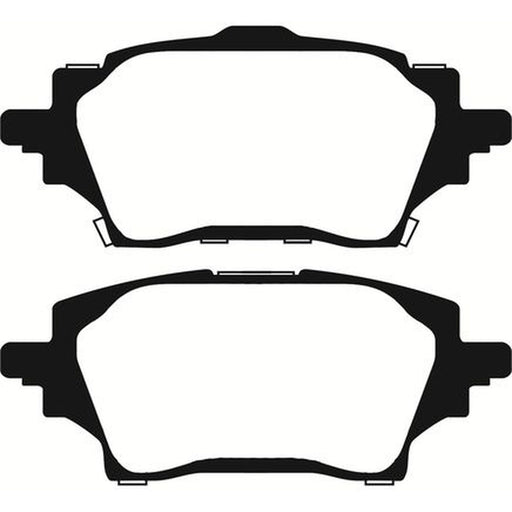 Abtex Rear Brake Pad Set fits Mazda 2 2022 on 1.5