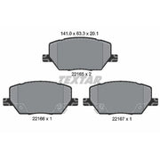 Textar Front Brake Pad Set 2216501