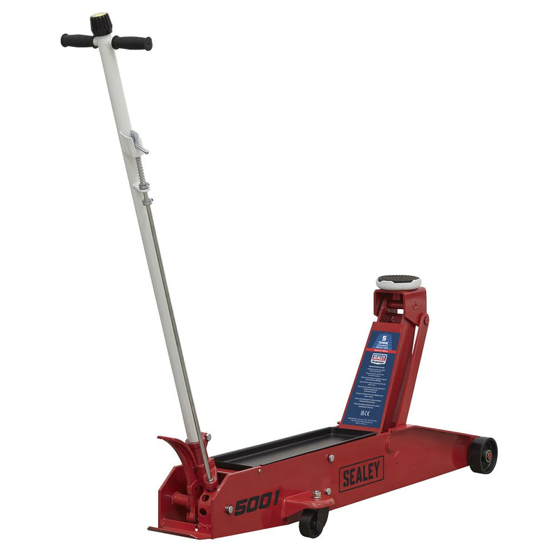 Sealey Premier Premier Long Reach Trolley Jack 5 Tonne 5001 Sealey Premier - Dynamic Drive