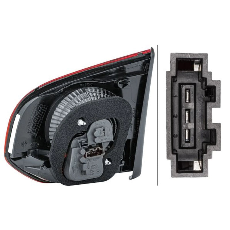 Hella Tail Light / Lamp W21W Left fits VW Golf VI 2008-2013