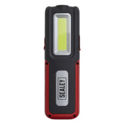 Sealey Rechargeable Inspection Light 5W COB & 3W SMD LED with Power Bank Red Sealey - Dynamic Drive