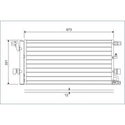 Valeo Air Conditioning Condenser 822596