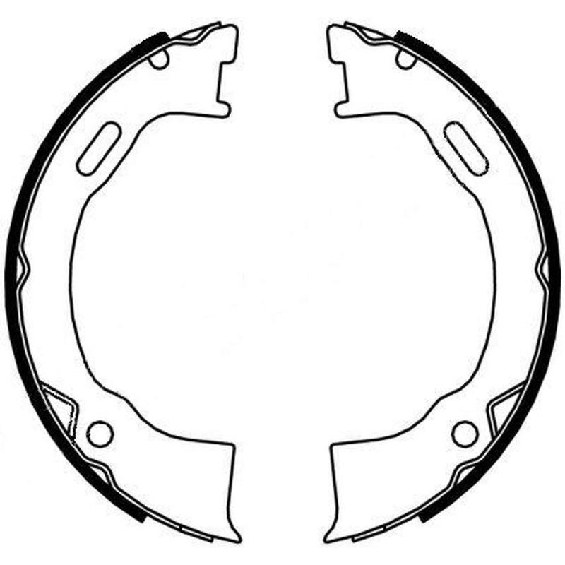 Mintex Parking Brake Shoe Set fits Ford Usa Explorer 1993-2001 4.0 4.9
