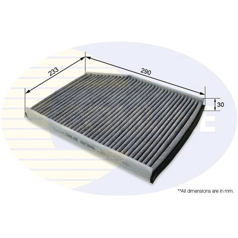 Comline Cabin Air Filter (Pollen Filter) fits Ford Tourneo Custom V362 Bus