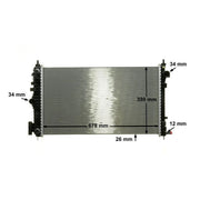 Mahle Engine Radiator CR 1101 000P