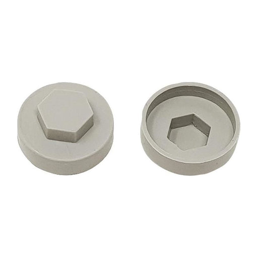 Forgefix TechFast Cover Cap Goosewing Grey 19mm (Pack 100) ForgeFix - Dynamic Drive
