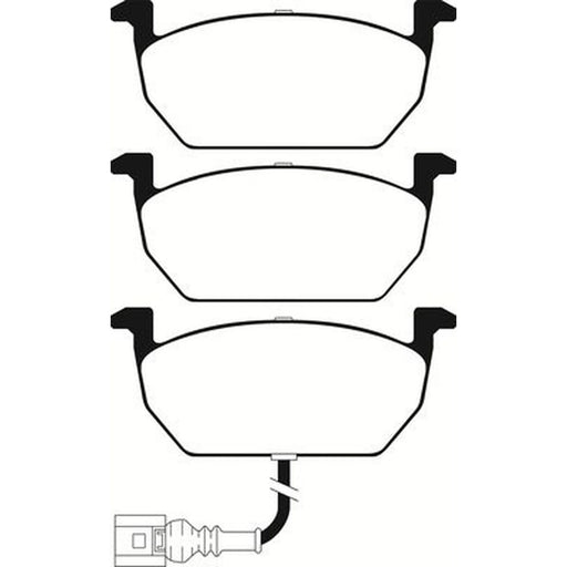 Abtex Front Brake Pad Set PLU2255