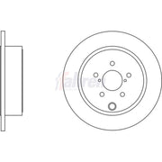 Fahren 2 x Solid Rear Brake Discs FBD6594-x2